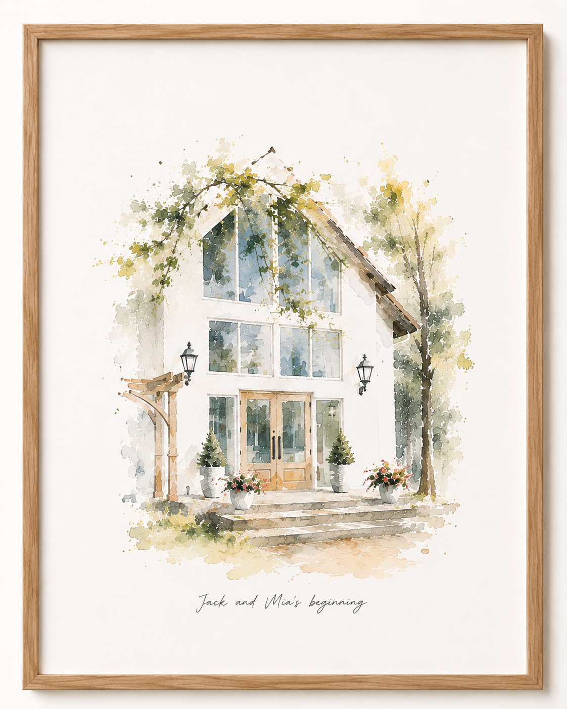 Wedding Venue Portraits in Watercolour