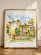 Personalised House Portrait Gift